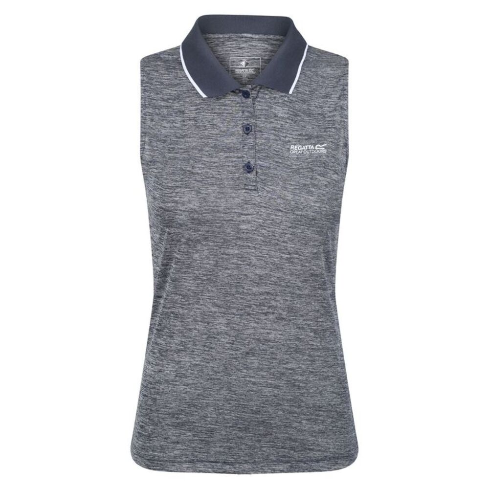 Regatta Womens/Ladies Tima II Sleeveless Polo Shirt / Navy
